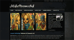 Desktop Screenshot of mikeparsonsink.com