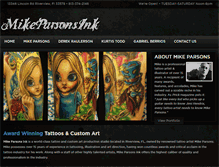 Tablet Screenshot of mikeparsonsink.com